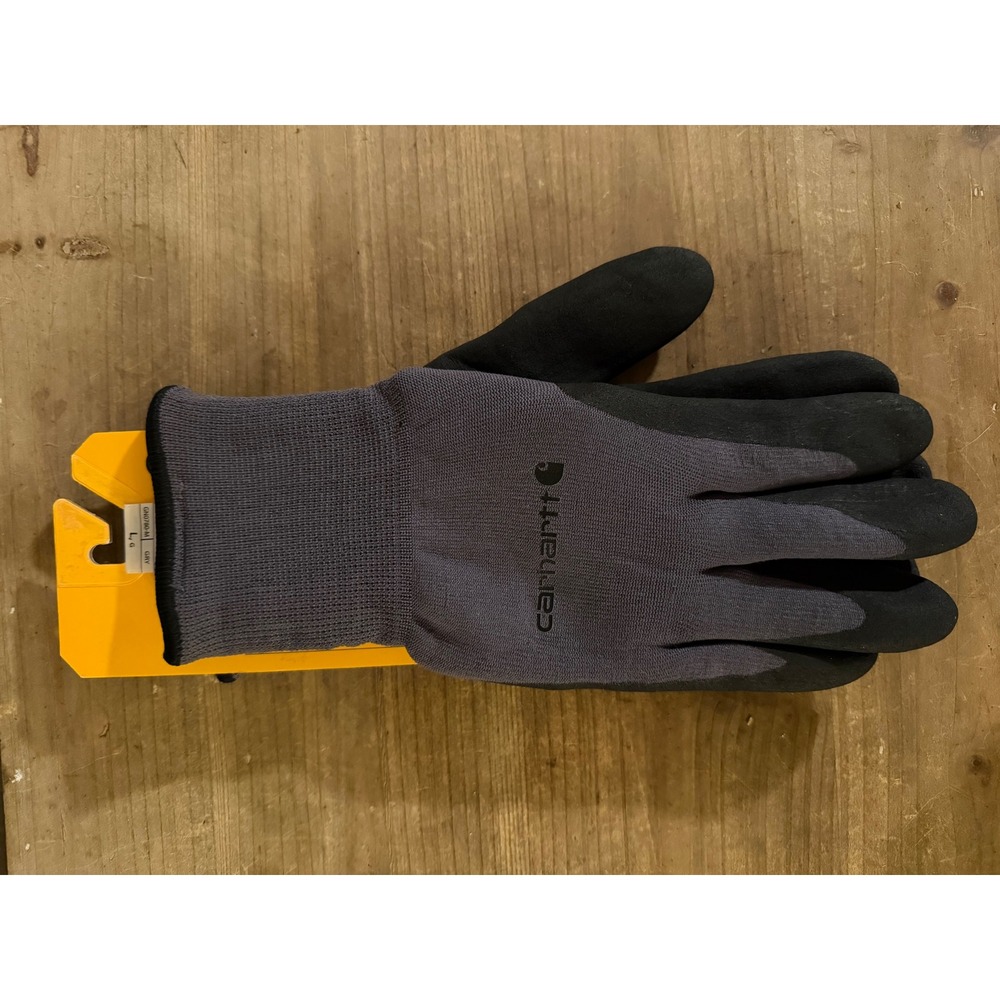 Carhartt Thermal Lined Touch Sensitive Nitrile Work Gloves Grey GN0780-M Mens L